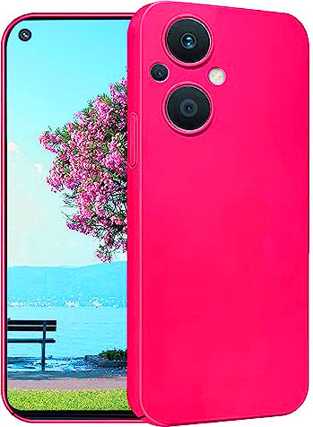 Задна корица Силикон Фуксия (Oppo Reno8 Lite)