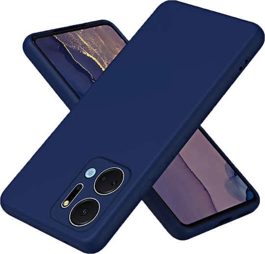 Back Cover Silicone Navy Blue (Honor X7a)