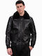 Juliet Buffalo Leather Jacket Black