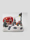 Eurolamp Christmas Illuminated Decorative Village with Battery 18x14x11cm.