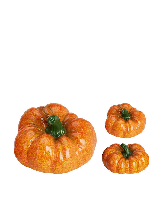 JK Home Decoration Christmas Plastic Figure Pumpkin Length 9cm
