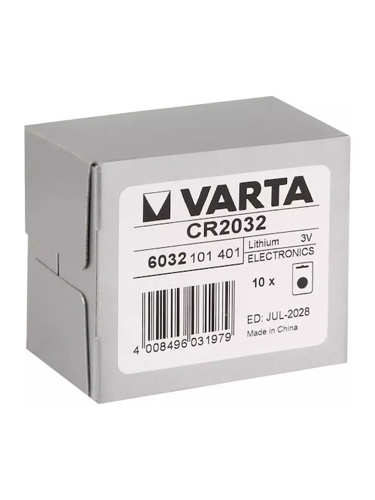 Varta Electronics Батерии Литий За часовници CR2032 3V 10бр