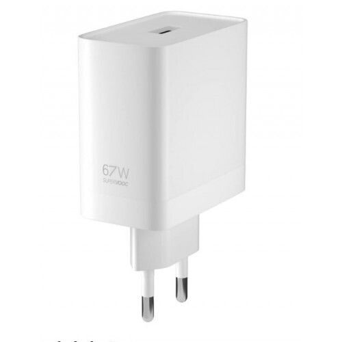 Oppo Φορτιστής Χωρίς Καλώδιο με Θύρα USB-A 67W Λευκός (Supervooc Bulk)