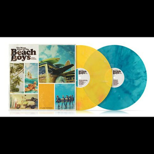 Various Artists Many Faces Beach Boys Yellow Cyan 2 Vinyl
