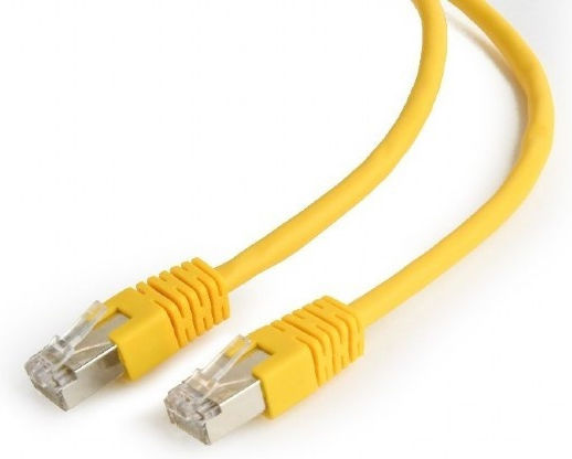 Cablu Patch UTP Spacer Cat5e Cupru-Aluminiu 10 M Galben Awg26 "sp-pt-cat5-10m-y" Sigiliu Verde 0,18 Lei