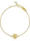 Excite-Fashion Damen Armband Kette mit Design Byzantinisch aus Silber Vergoldet mit Zirkon