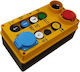 Zl9-bx07 Yellow Plastic Push Button Panel Accessories