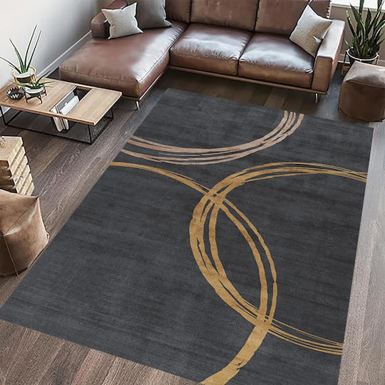 Heinner Circle Αντιολισθητικό Χαλί Ορθογώνιο Circle 70x140cm