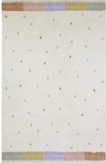 Bekas Carpets Joy Steps 1-iag-3566 Teppich Rechteckig Baumwolle Ecru
