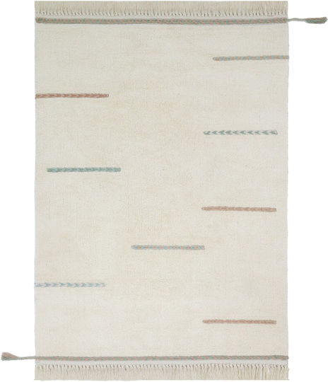 Bekas Carpets Joy Steps 1-iag-3556 Килим Правоъгълена Памук Екрю