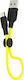 Hoco Regular USB 2.0 to micro USB Cable Κίτρινο 0.25m 1τμχ