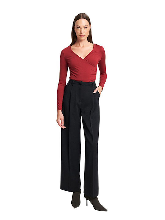 Alexis Women's Fabric Trousers Black