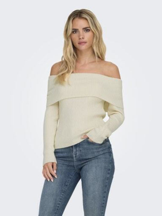 Only Damen Pullover Beige