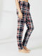 Prive Underwear Winter Damen Pyjama-Hose Burgundy