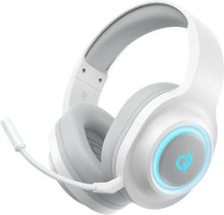 QCY Heroad V200 Ασύρματο Over Ear Λευκό