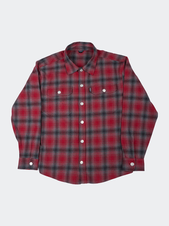 Long Sleeve Flannel Overshirt Multicolour