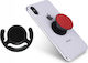 Pop Socket Κινητού Βάση Αυτοκινήτου Κόκκινο