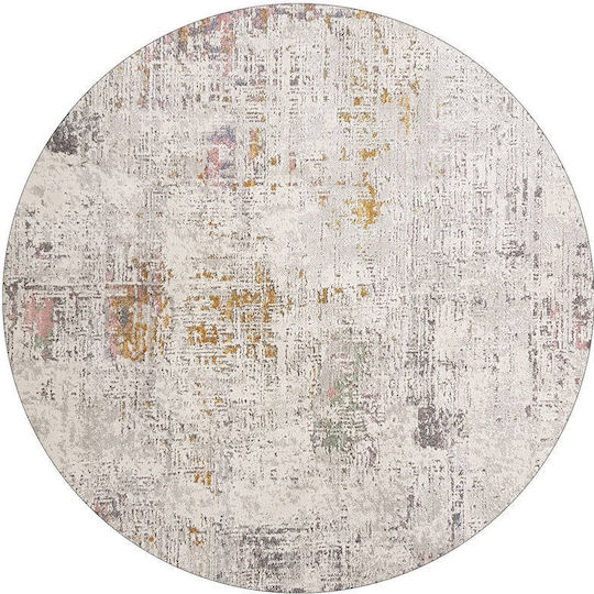 Decostar Oblong Χαλί Στρογγυλό Γκρι Φ200cm