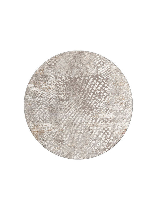 Ns Carpets Χαλί Στρογγυλό Cream Gold Φ160cm