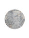Ns Carpets Teppich Rund Synthetisch,Polyester/Cotton/Leather Grey Navy