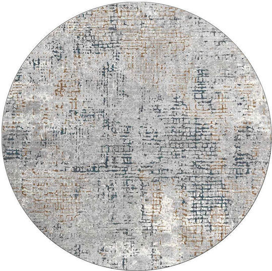 Ns Carpets Килим Кръгла Сив флот