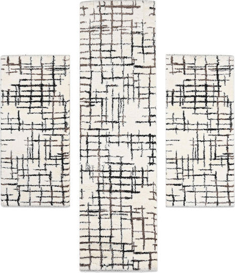Balsan Veloute Cozy-s Σετ Μοντέρνα Χαλιά Κρεβατοκάμαρας Multi P621565 3τμχ