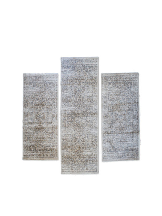 Balsan Estia-s Сет Съвременни Спалня килими L.brown Cream P621148 3бр