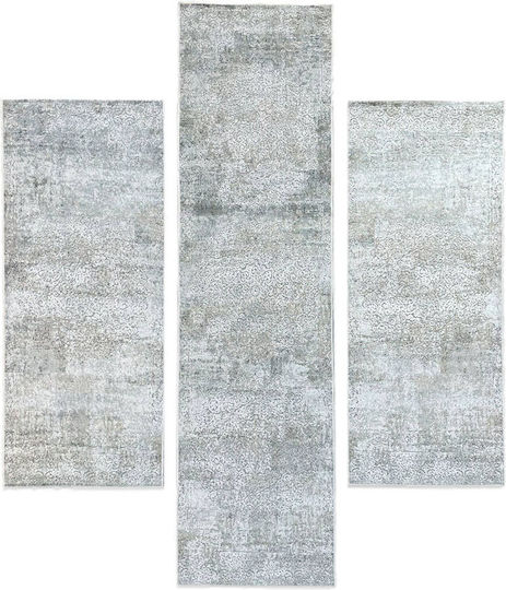Bekas Carpets Otello Set Timp de vară Covoare pentru dormitor Gri 33053-6464 3buc