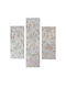 Bekas Carpets Otello Σετ Καλοκαιρινά Χαλιά Κρεβατοκάμαρας Μπεζ 33013-1616 3τμχ