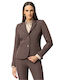 Chrisper Women's Blazer Brown
