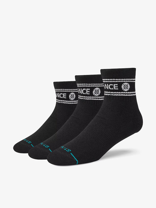 Stance Αθλητικές Κάλτσες Μαύρες 3 Ζεύγη