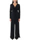 Women's Long-sleeved One-piece Suit Black