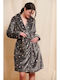 Jeannette Lingerie Winter Damen Robe Gray