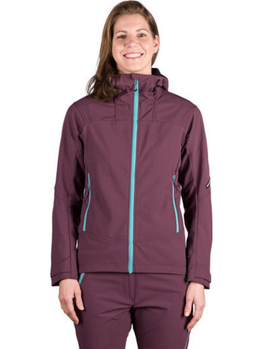 Northfinder Softshell Γυναικείο Μπουφάν Dark Grape