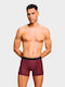 Herren Boxershorts Burgundisch 1Packung
