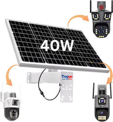 Taggo Слънчев Панел 40w 20ah Батерии Включени Камери За Видеонаблюдение 12v Изход
