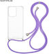 Silicone Case With Cord Sonique Armor Clear Opp...