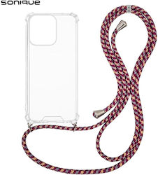 Silicone Case With Cord Sonique Armor Clear Opp...