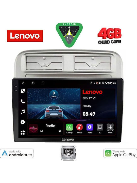 Lenovo Автомобилна Аудио Система (Блутут/USB/AUX/WiFi/GPS/Apple-Carplay/Android-Auto) с Тъчскрийн 9"