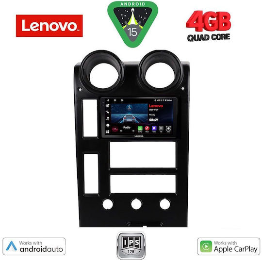 Lenovo Car Audio System Hummer H2 2001-2007 (Bluetooth/USB/AUX/WiFi/GPS/Apple-Carplay/Android-Auto) with Touch Screen 9"