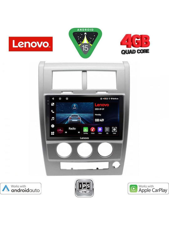 Lenovo Car Audio System for Jeep Cherokee / Liberty 2007-2014 (Bluetooth/USB/AUX/WiFi/GPS/Apple-Carplay/Android-Auto) with Touch Screen 10"