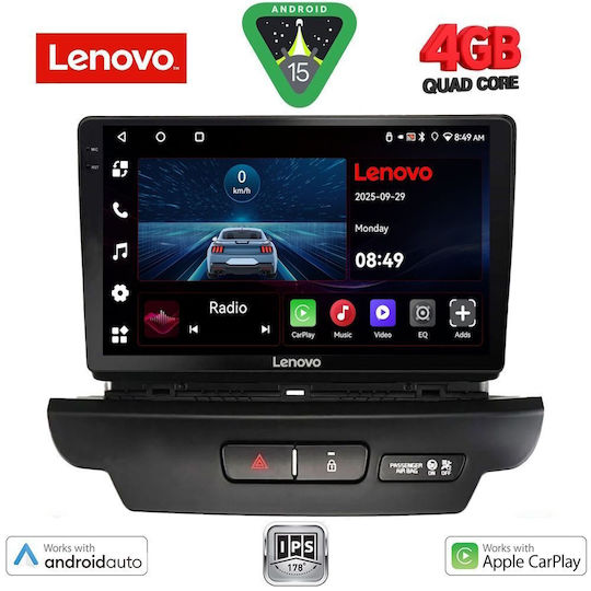 Lenovo Ηχοσύστημα Αυτοκινήτου για Kia Ceed / XCeed 2018-2022 (Bluetooth/USB/AUX/WiFi/GPS/Apple-Carplay/Android-Auto) με Οθόνη Αφής 9"