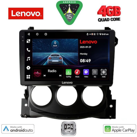 Lenovo Car Audio System for Nissan 370Z 2009-2012 (Bluetooth/USB/AUX/WiFi/GPS/Apple-Carplay/Android-Auto) with Touch Screen 9"