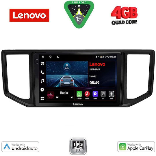 Lenovo Ηχοσύστημα Αυτοκινήτου για Volkswagen Crafter 2017 (Bluetooth/USB/AUX/WiFi/GPS/Apple-Carplay/Android-Auto) με Οθόνη Αφής 10"