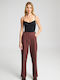 Kendra Dama Tesatura Pantaloni Brick