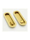 Convex Gold Door Flush Handle 150mm SDH-14752