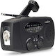 Nedis RDFMCR2000BK Portable Radio Solar with USB Black