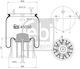 Boot Pneumatic Suspension Febi Bilstein 45098