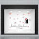 Vitrină de Crăciun Merry Christmas On Line 100x55cm