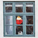 Vitrină de Crăciun Cappucino 40x30cm